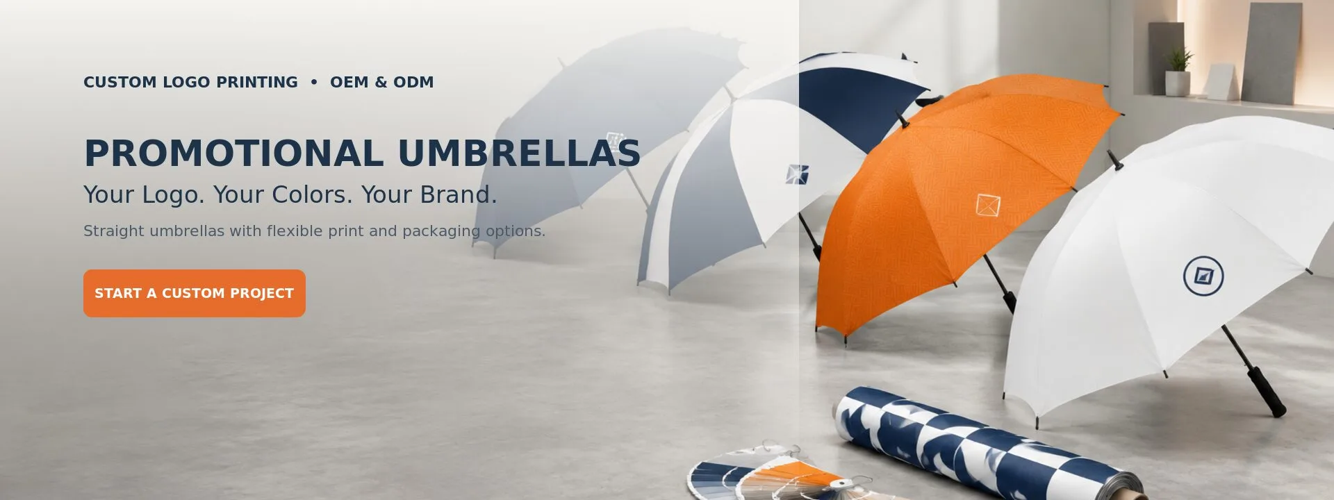Usine de parapluies durables