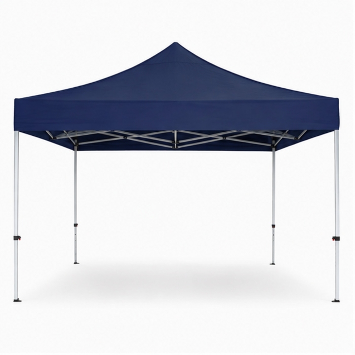 Gazebo escamotable commercial 3 × 3 m avec cadre en acier pliant