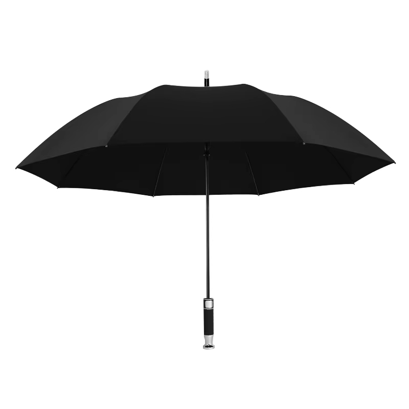 Parapluie de golf à double auvent personnalisé de 120 cm avec poignée droite