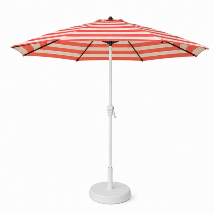 Parasol de plage extérieur personnalisé de 2,0 m avec poteau inclinable