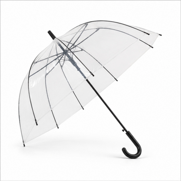 Parapluie cage à oiseaux en PVC transparent personnalisé de 23 pouces