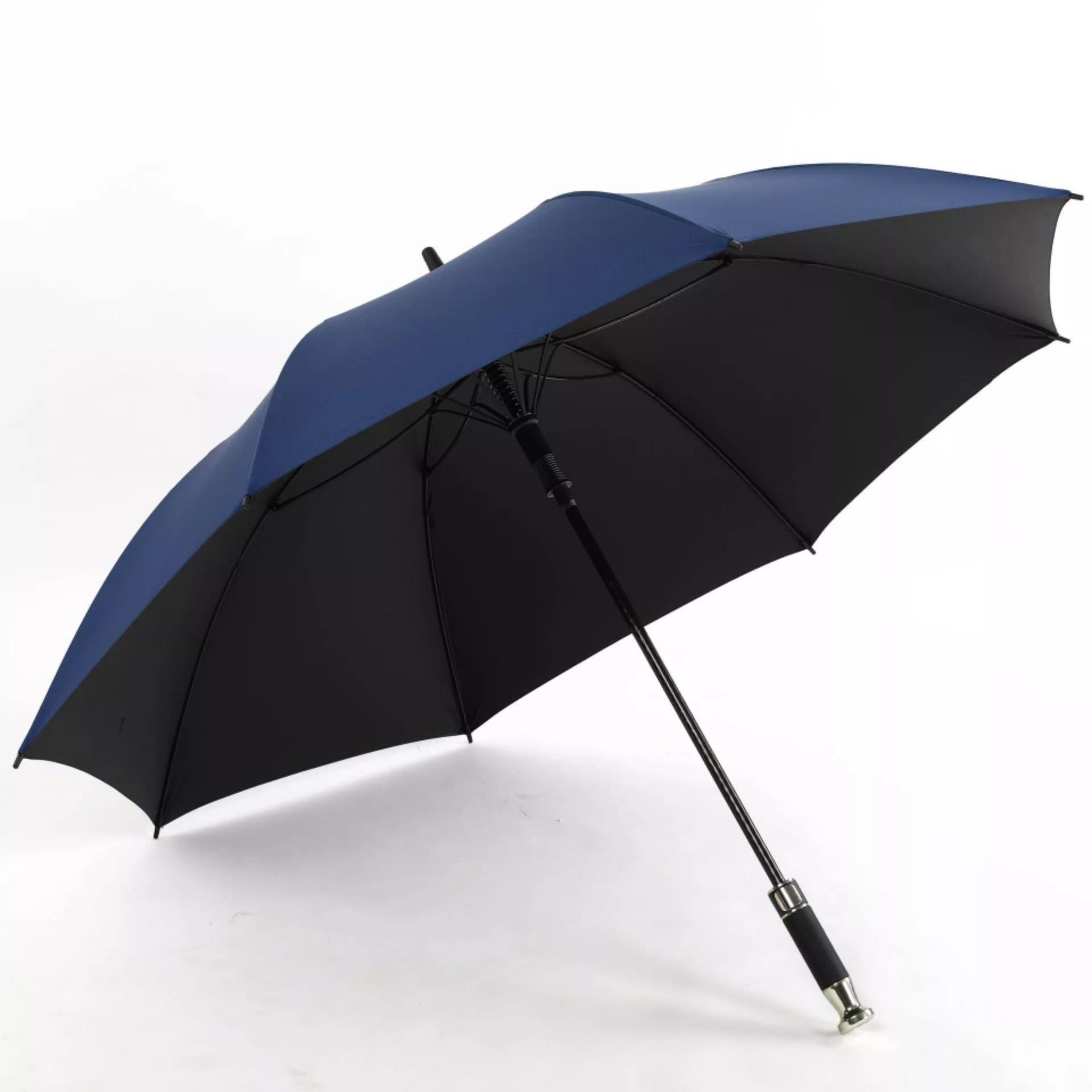 Parapluie de golf ventilé 121 cm avec logo personnalisé avec poignée droite