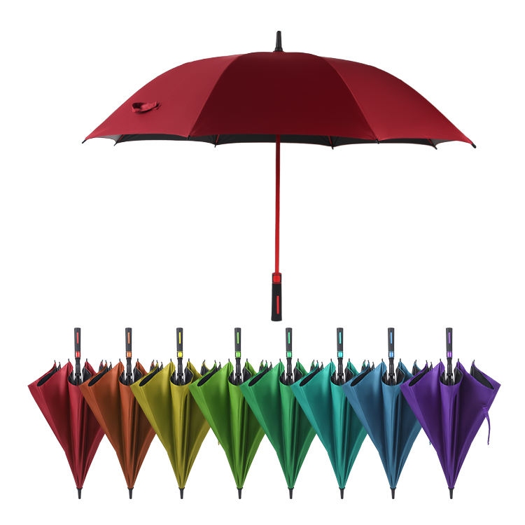 Logo personnalisé parapluie de golf double couche de 27 pouces