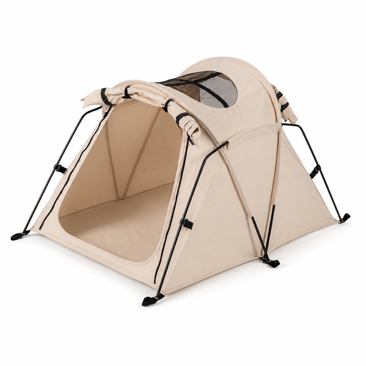 Tente de lit pour animaux de compagnie portable personnalisée avec poteaux en aluminium 7001