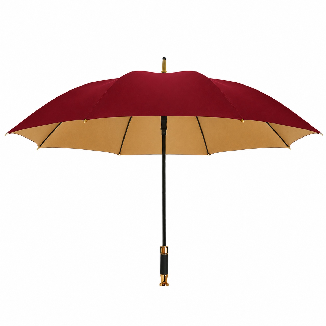 Parapluie de golf bicolore personnalisé avec auvent monocouche