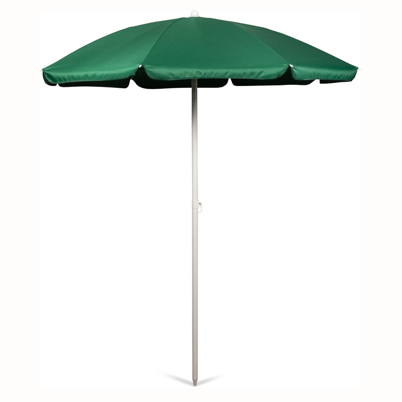Parasol de plage vert portable