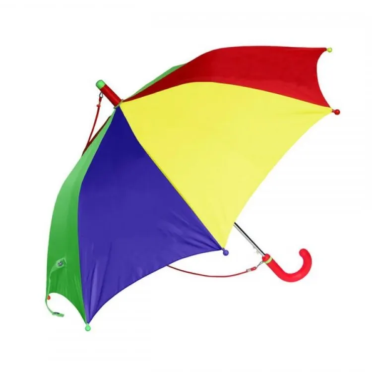 Parapluie automatique pour enfants de couleur arc-en-ciel