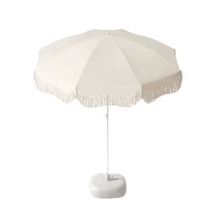 Parapluie pare-soleil à poteau central de Style Ins, coupe-vent et respirant, publicité commerciale pour piscine de plage