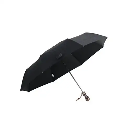 Trois parapluie de crâne en métal pliant