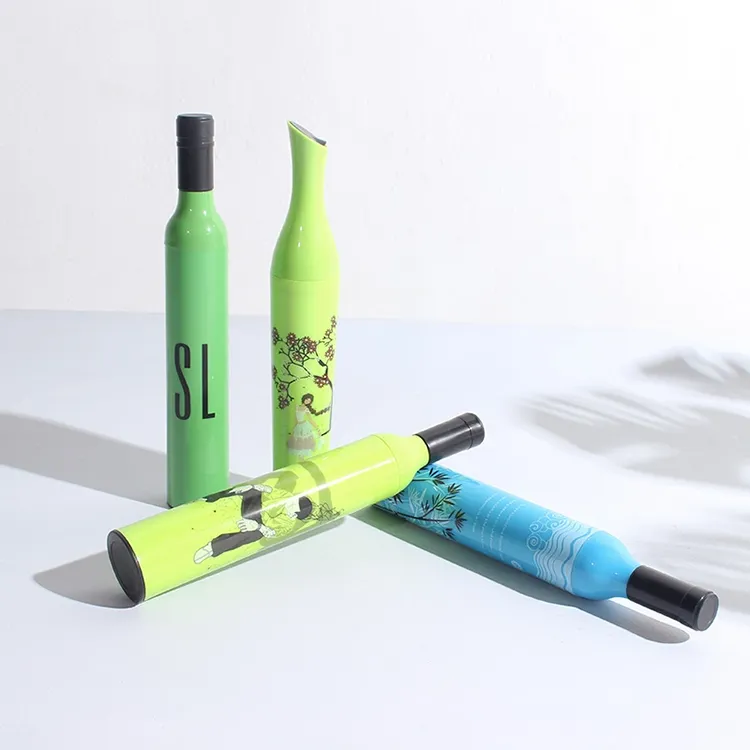 Parapluie pliant pour bouteille de bière publicitaire